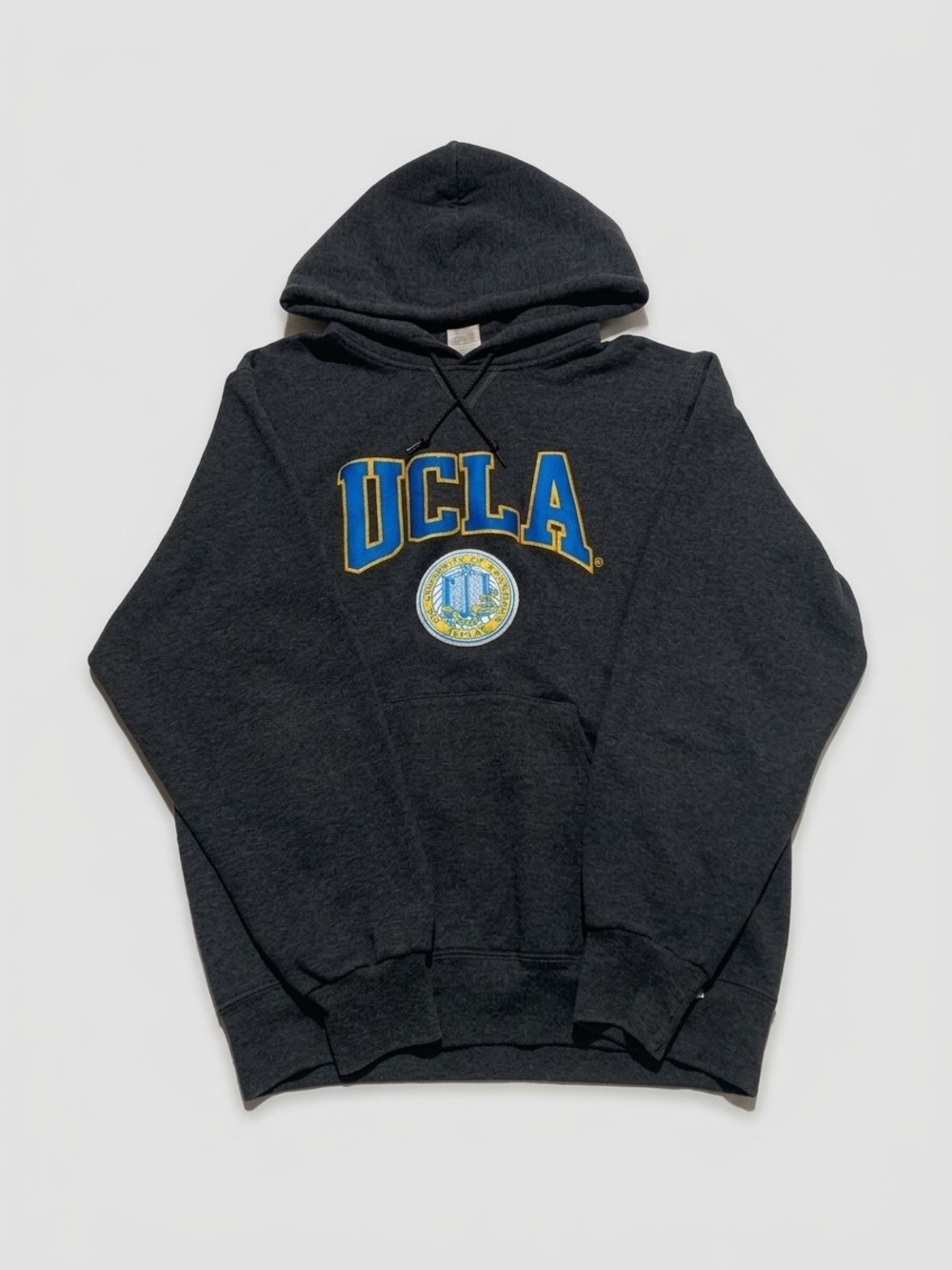 UCLA Men's Black Pullover Hoodie with Collegiate Crest